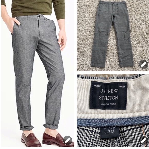 J. Crew Other - J. CREW 770 straight plaid pants 1063